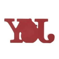 Glitzhome® 11.75'' JOY Wooden Christmas Plaid Table Décor -Northlight Shop D652317S 6