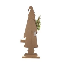 Glitzhome® 36'' Lighted Wooden Santa Porch Décor -Northlight Shop D652322S 8