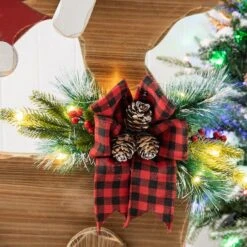 Glitzhome® 36'' Chunky Wood Reindeer Porch Décor -Northlight Shop D652324S 6