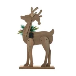 Glitzhome® 36'' Chunky Wood Reindeer Porch Décor -Northlight Shop D652324S 8