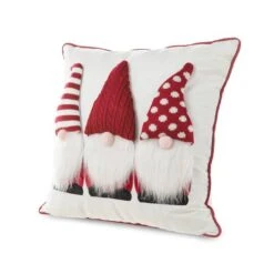 Glitzhome® 3D Heavy Knitted Gnome Pillow -Northlight Shop D652357S 5