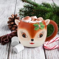 16oz. Reindeer Mug 6 16oz. Reindeer Mug -Northlight Shop D657891S 2