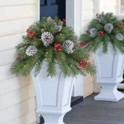 18" Pre-Lit LED Urn Filler -Northlight Shop D659647S 3