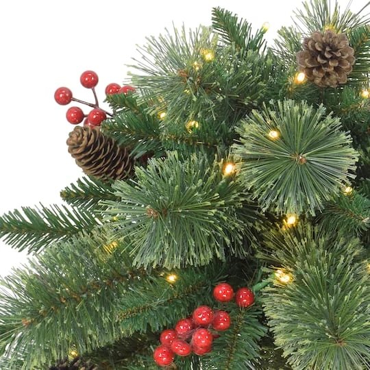 18" Pre-Lit LED Cashmere Branch Urn Filler 3 18" Pre-Lit LED Cashmere Branch Urn Filler - Image 3