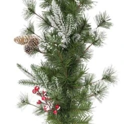 24" Pinecones & Berries Decorated Wreath 7 24" Pinecones & Berries Decorated Wreath -Northlight Shop D659674S 2