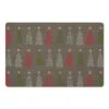 Gray Tree Pattern Floor Mat