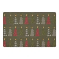 Green Tree Pattern Floor Mat -Northlight Shop D662410S 1 1