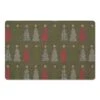 Green Tree Pattern Floor Mat