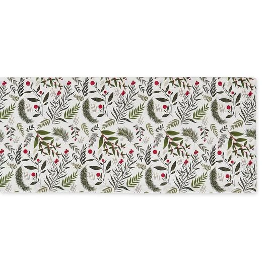 DII® 108" Holiday Sprigs Printed Table Runner 3 DII® 108" Holiday Sprigs Printed Table Runner - Image 3