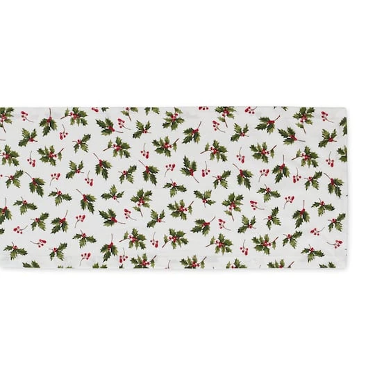 DII® 72" Holly Heritage Table Runner 3 DII® 72" Holly Heritage Table Runner - Image 3