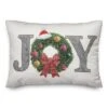 Joy Wreath Indoor/Outdoor Pillow