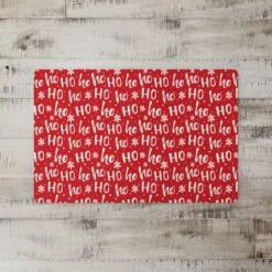Ho Ho Ho Pattern Floor Mat 5 Ho Ho Ho Pattern Floor Mat -Northlight Shop D673291S 2