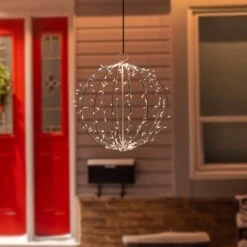 Northlight 23'' Warm White LED Lighted Christmas Hanging Ball Decoration 19 Northlight 23'' Warm White LED Lighted Christmas Hanging Ball Decoration -Northlight Shop D676265S 12