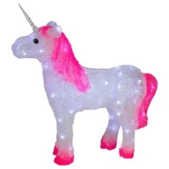 Northlight 23" Lighted Commercial Grade Acrylic Unicorn Christmas Display Decoration -Northlight Shop D676284S 4