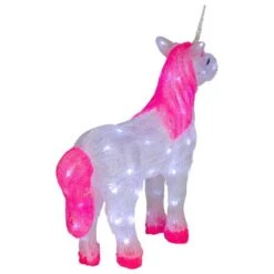 Northlight 23" Lighted Commercial Grade Acrylic Unicorn Christmas Display Decoration -Northlight Shop D676284S 5