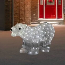 Northlight 28" Lighted Commercial Grade Acrylic Polar Bear Christmas Display Decoration 15 Northlight 28" Lighted Commercial Grade Acrylic Polar Bear Christmas Display Decoration -Northlight Shop D676285S 12