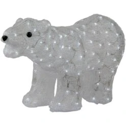 Northlight 28" Lighted Commercial Grade Acrylic Polar Bear Christmas Display Decoration 16 Northlight 28" Lighted Commercial Grade Acrylic Polar Bear Christmas Display Decoration -Northlight Shop D676285S 13