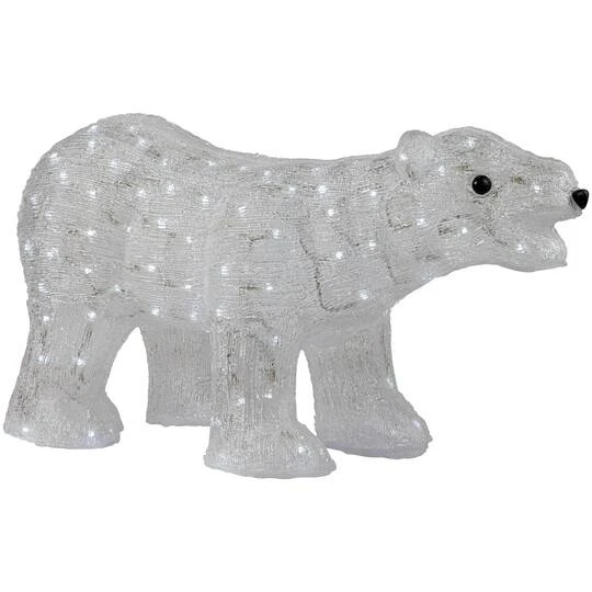 Northlight 28" Lighted Commercial Grade Acrylic Polar Bear Christmas Display Decoration 8 Northlight 28" Lighted Commercial Grade Acrylic Polar Bear Christmas Display Decoration - Image 8