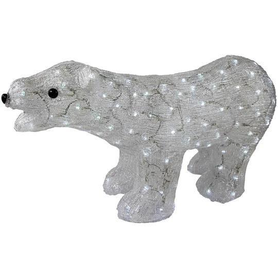 Northlight 28" Lighted Commercial Grade Acrylic Polar Bear Christmas Display Decoration 10 Northlight 28" Lighted Commercial Grade Acrylic Polar Bear Christmas Display Decoration - Image 10