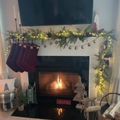 Northlight 18.25'' Green Wooden Believe Christmas Snow Sled Decoration -Northlight Shop D676319S 16