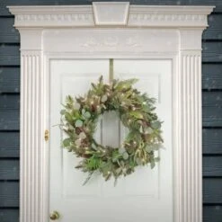 First Traditions™ 30'' Pre-Lit Artificial North Conway Wreath With Glittery Cones And Eucalyptus 6 First Traditions™ 30'' Pre-Lit Artificial North Conway Wreath With Glittery Cones And Eucalyptus -Northlight Shop D677532S 2
