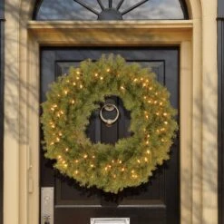 30" LED Norwood Fir Wreath -Northlight Shop D677555S 2