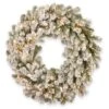 30" LED Snowy Sheffield Spruce Wreath