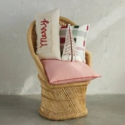 Hello Honey® Red & Green Plaid Pillow -Northlight Shop D758847S 2