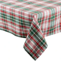 DII® Yuletide Plaid Tablecloth 9 DII® Yuletide Plaid Tablecloth -Northlight Shop M20014647 4